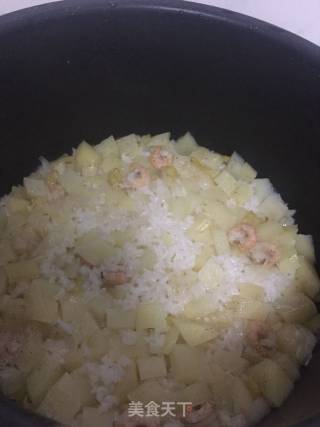 土豆焖饭的做法步骤：8