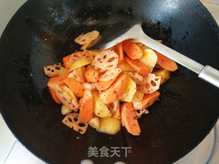 鸡翅鲜虾煲的做法步骤：10