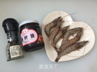 椒香海虾的做法步骤：1