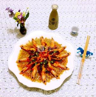 蒜蓉海虾蒸金针菇的做法步骤：18