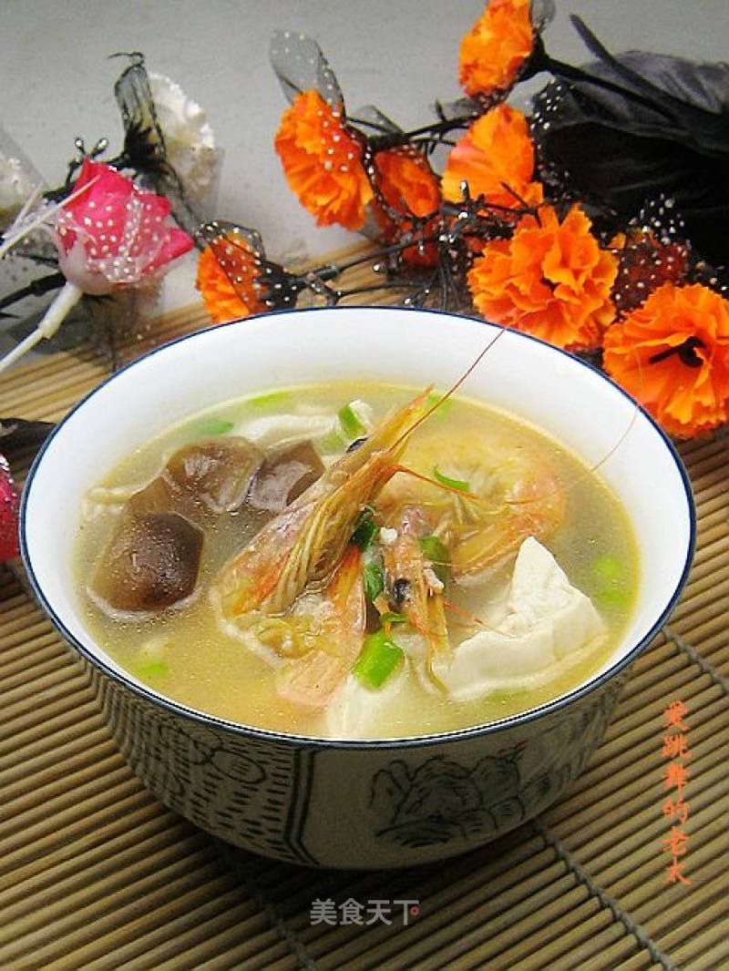 香菇海虾豆腐汤的做法