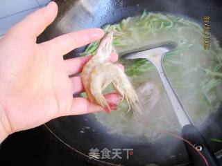 萝卜粉丝炖虾的做法步骤：5