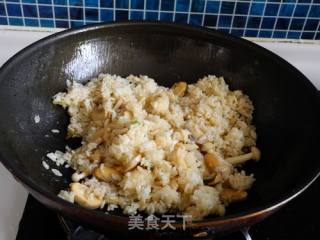 杂菌海虾焗饭的做法步骤：9