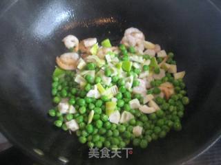 豌豆竹笋炒虾仁的做法步骤：6
