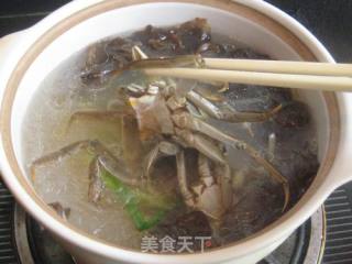 海虾河蟹粉丝煲的做法步骤：5