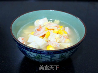 鲜虾豆腐汤的做法步骤：12