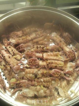 清蒸皮皮虾的做法步骤：3