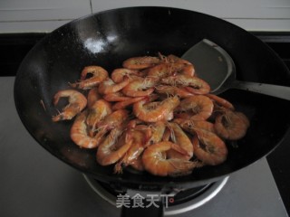盐油爆海虾的做法步骤：8