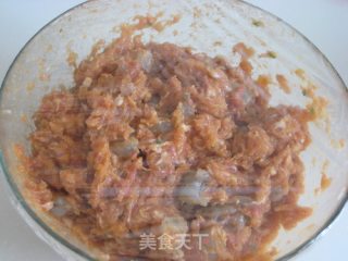 黄金三鲜灌汤蒸饺的做法步骤：9