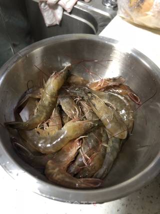 香辣酱香海虾的做法步骤：5