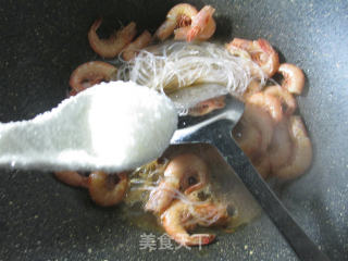 海虾炒粉丝的做法步骤：8