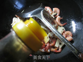 水笋炒海虾 的做法步骤：6