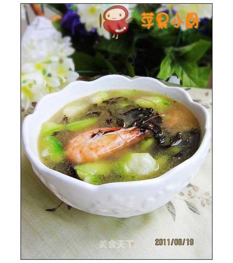 紫菜丝瓜汤的做法