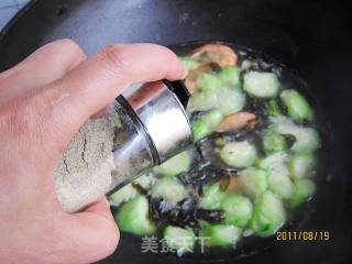 紫菜丝瓜汤的做法步骤：5