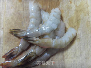 黄金蝴蝶虾的做法步骤：2