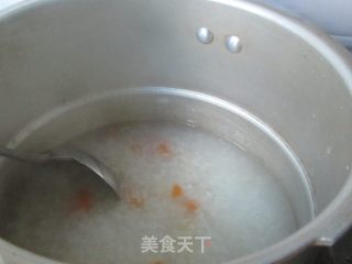 虾仁甘蓝泡菜粥的做法步骤：7