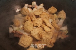 豆腐泡娃娃菜的做法步骤：7