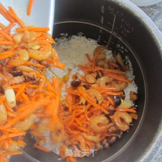 香菇虾仁饭的做法步骤：8