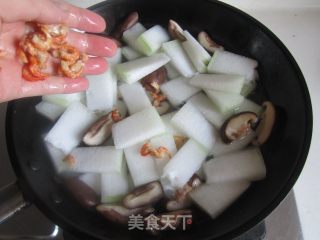 香菇烧冬瓜的做法步骤：5