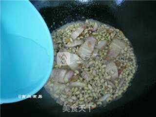 虾仁眉豆的做法步骤：7