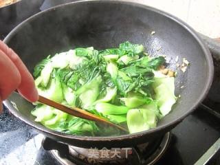 虾米油菜的做法步骤：6