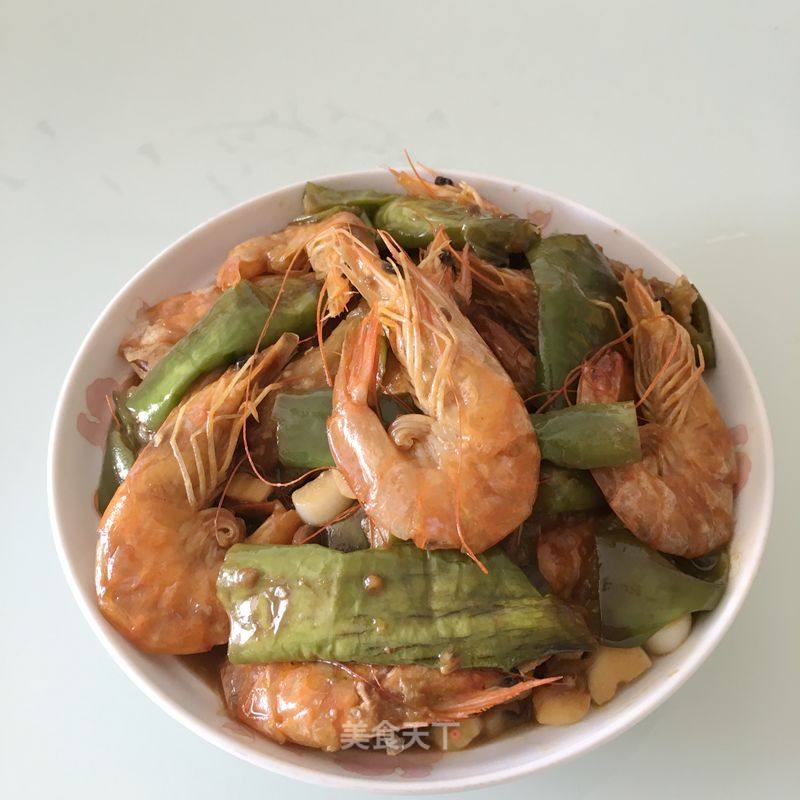 干虾焖茄子的做法