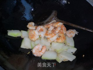 #懒人餐#虾仁烧冬瓜的做法步骤：8