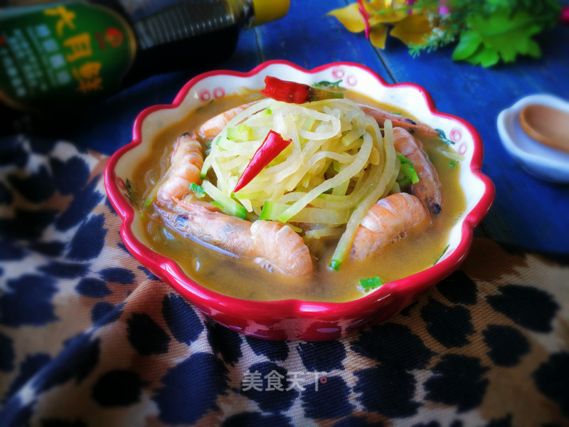 【烟台】鲜虾萝卜丝汤的做法