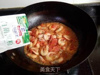 番茄烩海虾的做法步骤：11