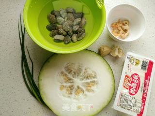 冬瓜豆腐花蛤汤的做法步骤：1