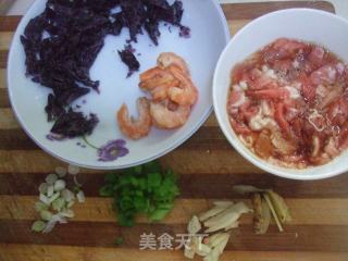 紫菜虾仁粥的做法步骤：3