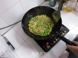 小虾炒双豆的做法步骤：2