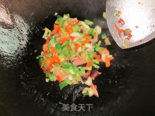 小虾炒双豆的做法步骤：3