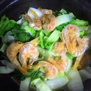 干虾白菜煲的做法步骤：5