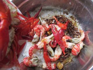 小龙虾蒸饭的做法步骤：4