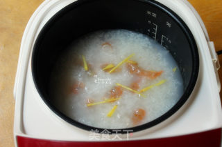 鲜甜海鲜虾粥的做法步骤：6