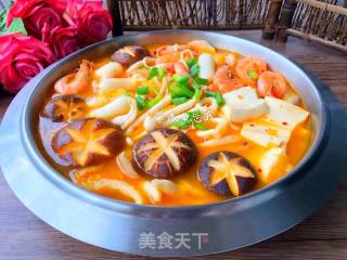韩式泡菜锅的做法步骤：12