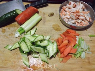 番茄虾片的做法步骤：3