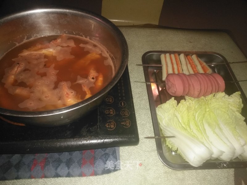 海鲜味串串香火锅的做法