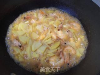 青虾土豆炒辣子的做法步骤：9