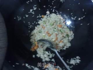 荷叶茶香炒米饭的做法步骤：12