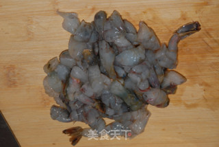 香菇鲜虾粥的做法步骤：2