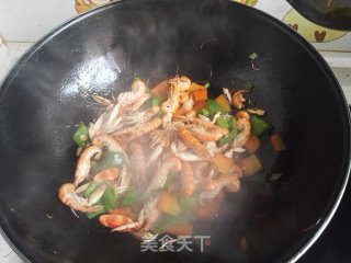 草虾炒青椒的做法步骤：14