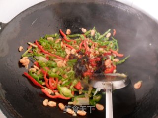 蚝油双椒小河虾的做法步骤：8