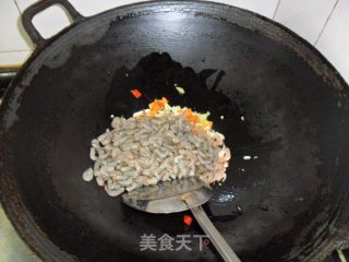 酱焖河虾毛豆的做法步骤：3