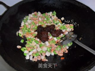 酱焖河虾毛豆的做法步骤：6