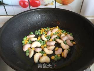 菱角米炒虾仁的做法步骤：6