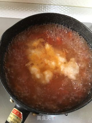 西红柿虾滑汤的做法步骤：6