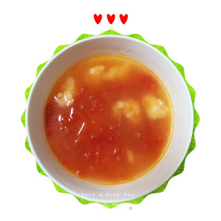 西红柿虾滑汤的做法步骤：7