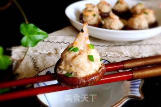 磷虾肉酿花菇的做法步骤：17